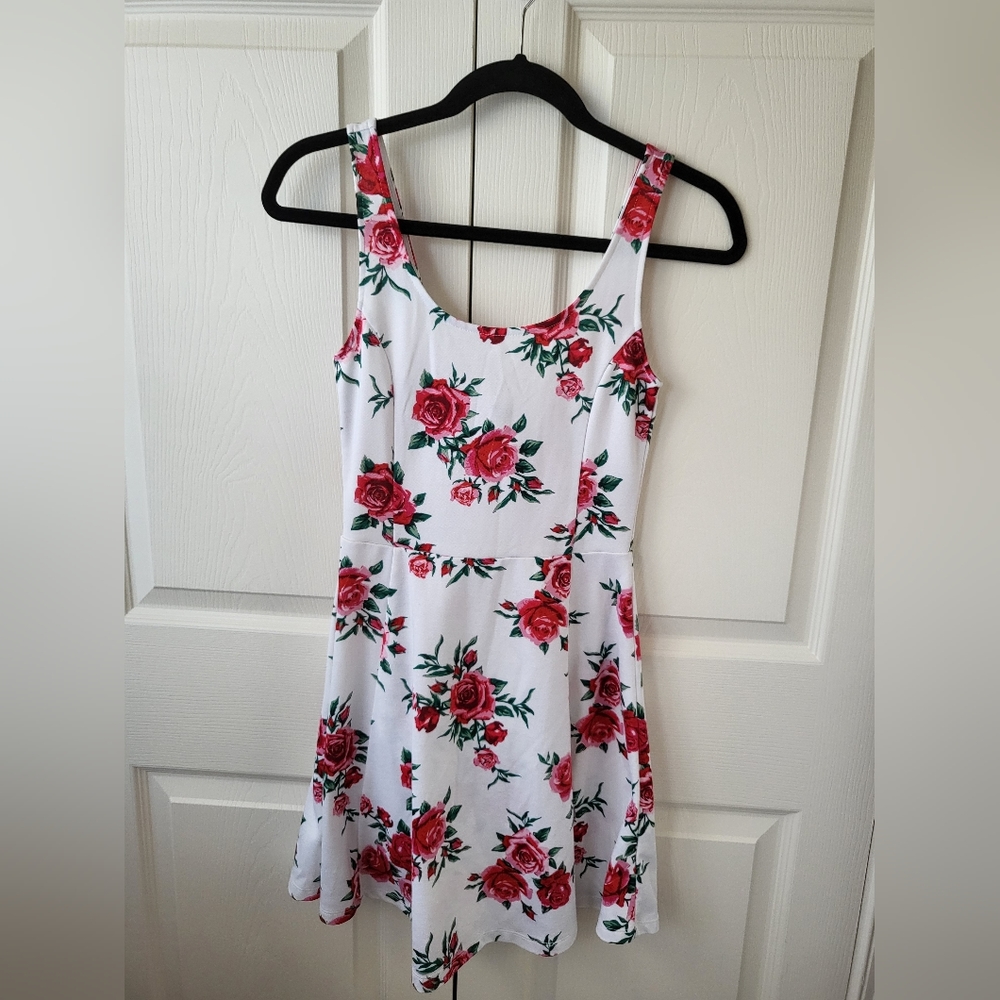H&M Roses Skater Dress